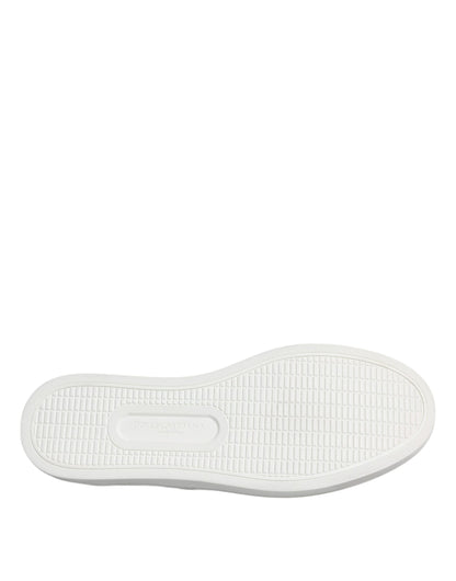 Zapatillas deportivas de piel exótica de cocodrilo azul para hombre