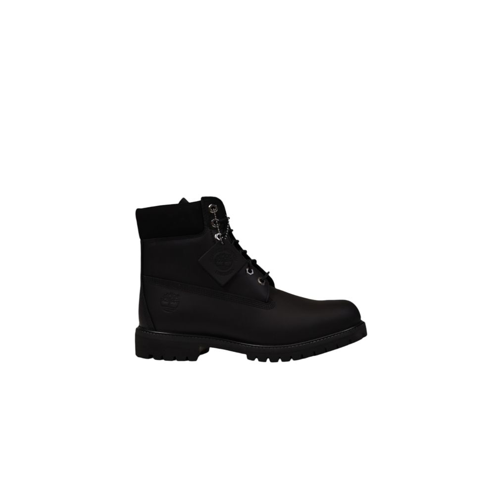 Bota de gamuza negra restauradora con cepillo