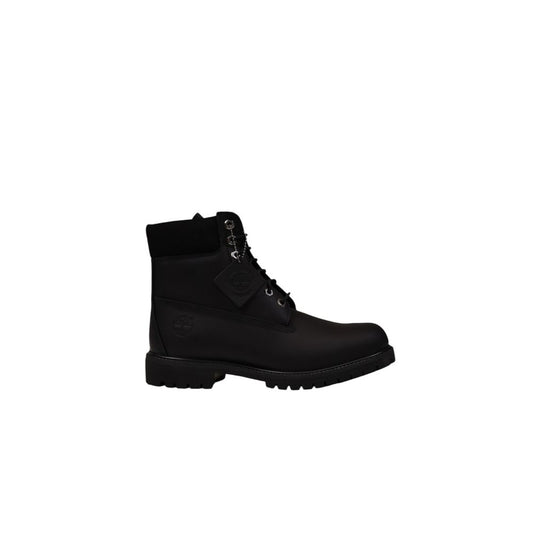 Bota de gamuza negra restauradora con cepillo