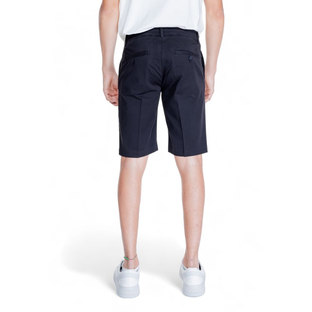 Pantalón corto de algodón negro