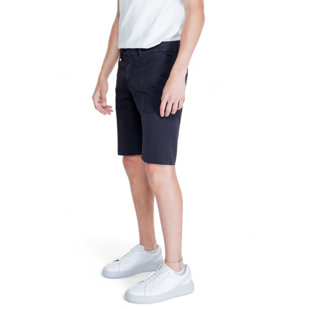 Pantalón corto de algodón negro