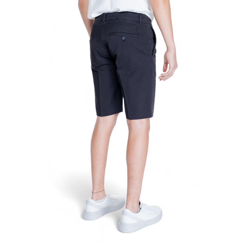 Pantalón corto de algodón negro