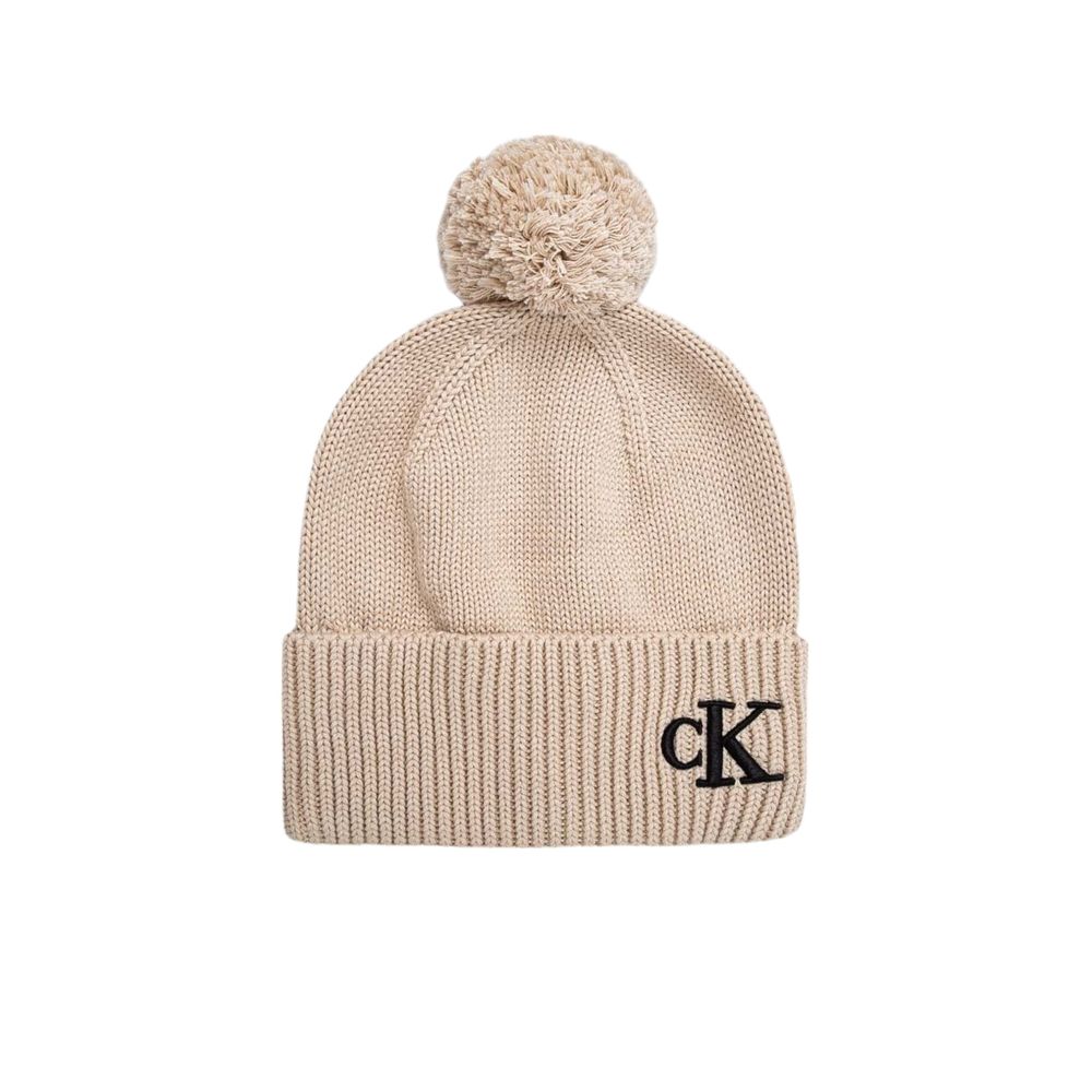 Sombrero de algodón beige