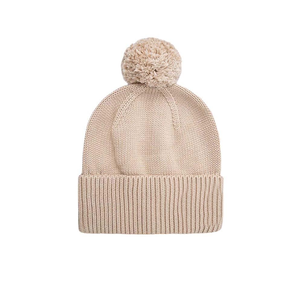 Sombrero de algodón beige