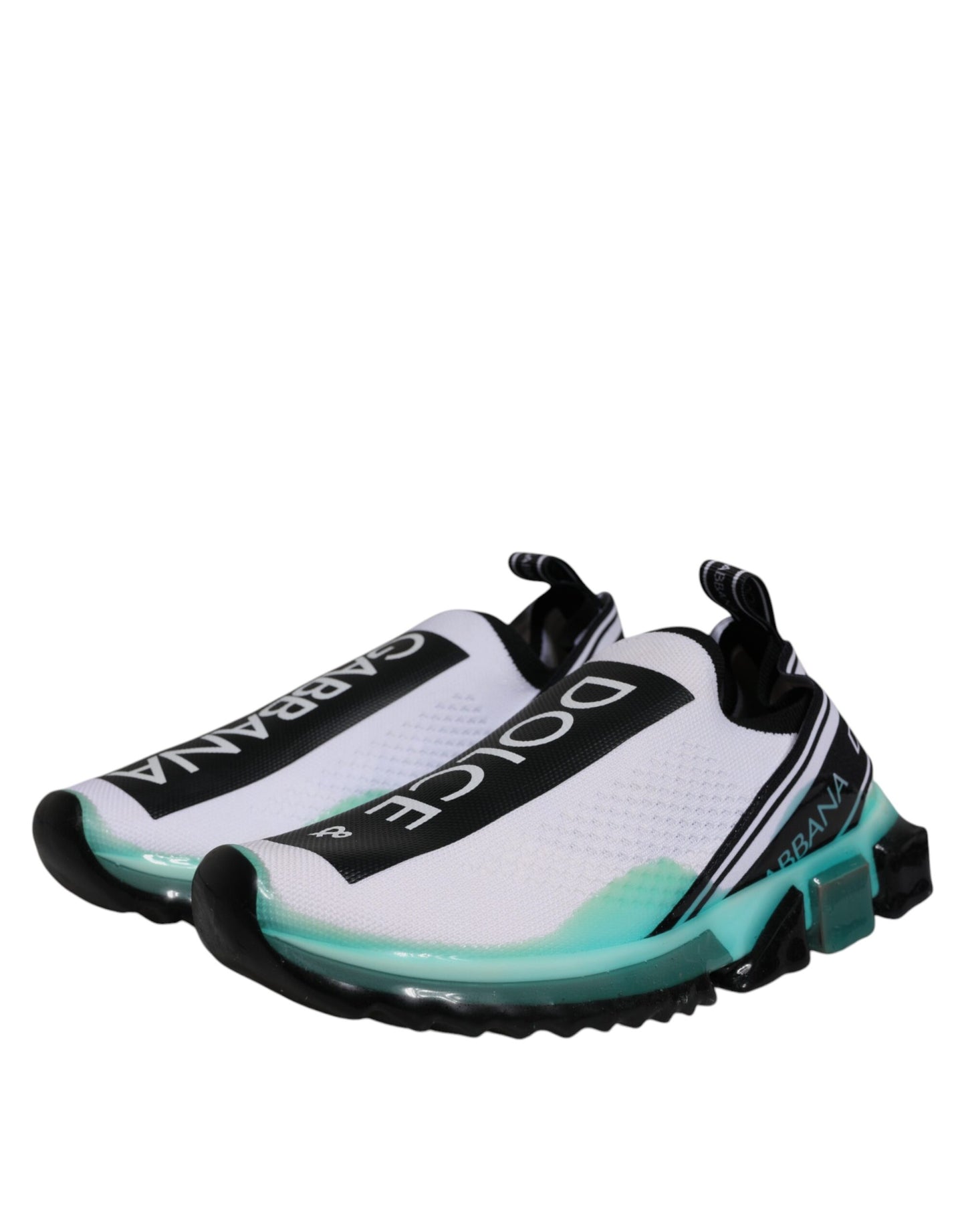 Zapatillas Sorrento blancas y azules sin cordones