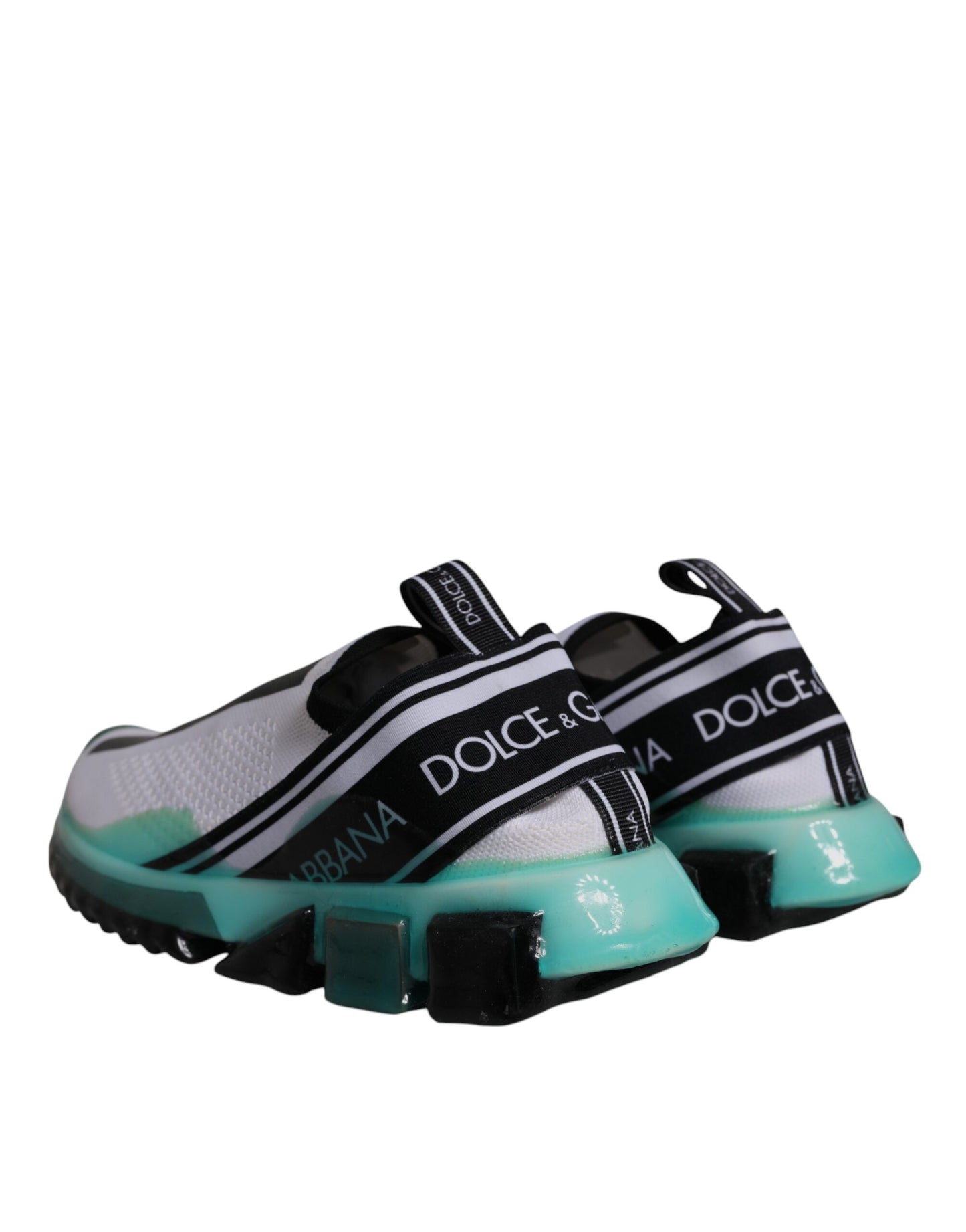 Zapatillas Sorrento blancas y azules sin cordones
