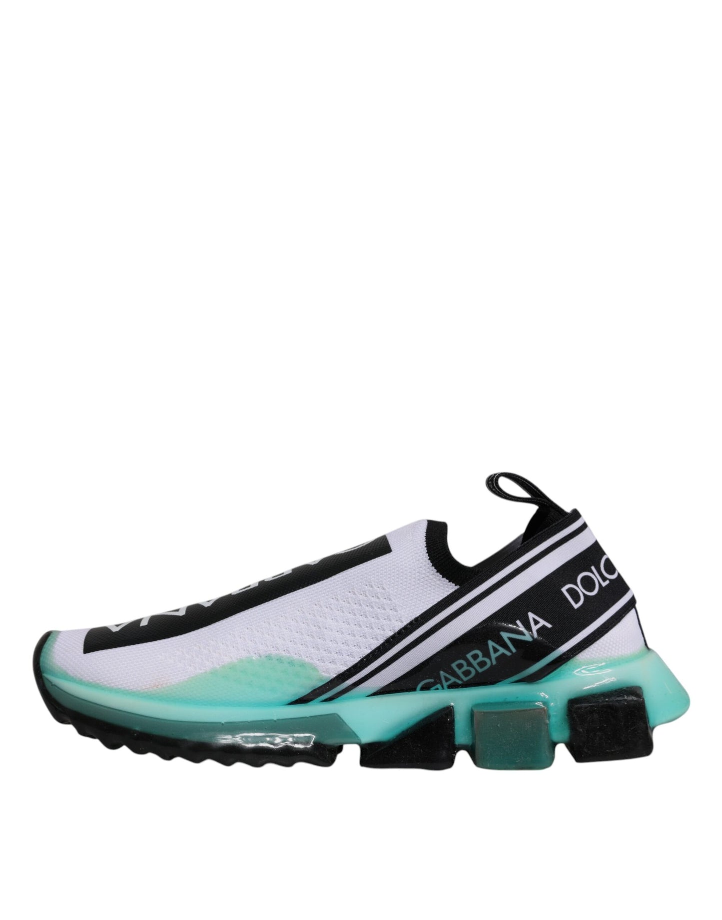 Zapatillas Sorrento blancas y azules sin cordones