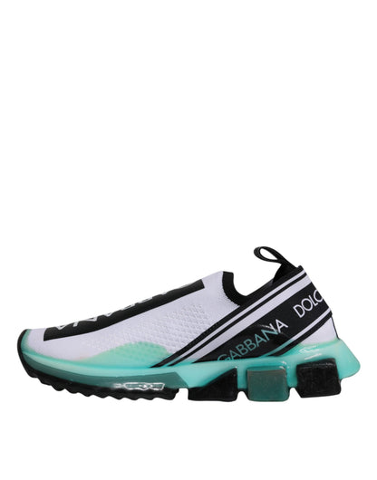 Zapatillas Sorrento blancas y azules sin cordones