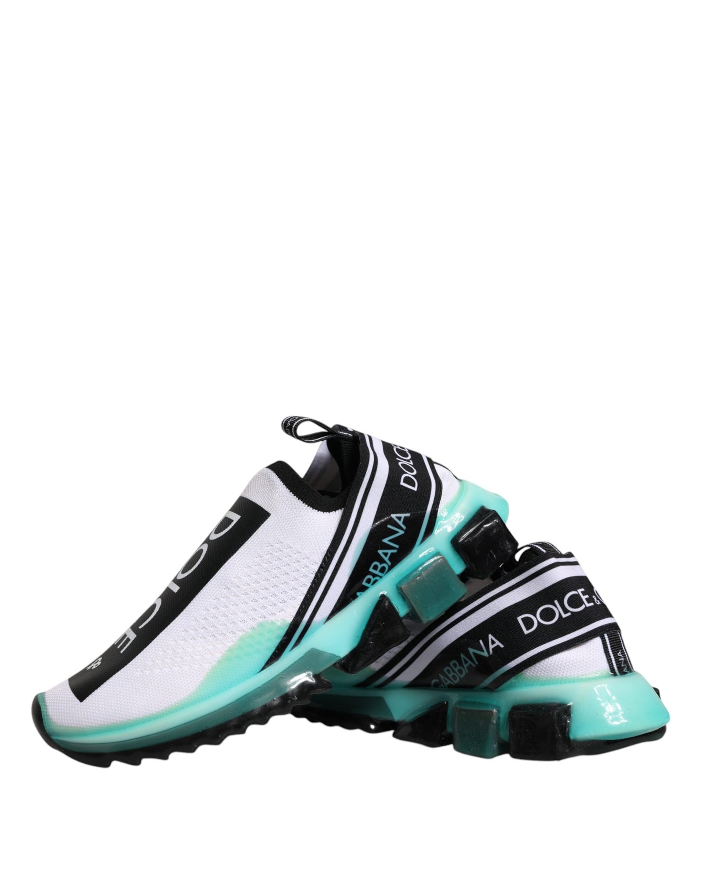 Zapatillas Sorrento blancas y azules sin cordones