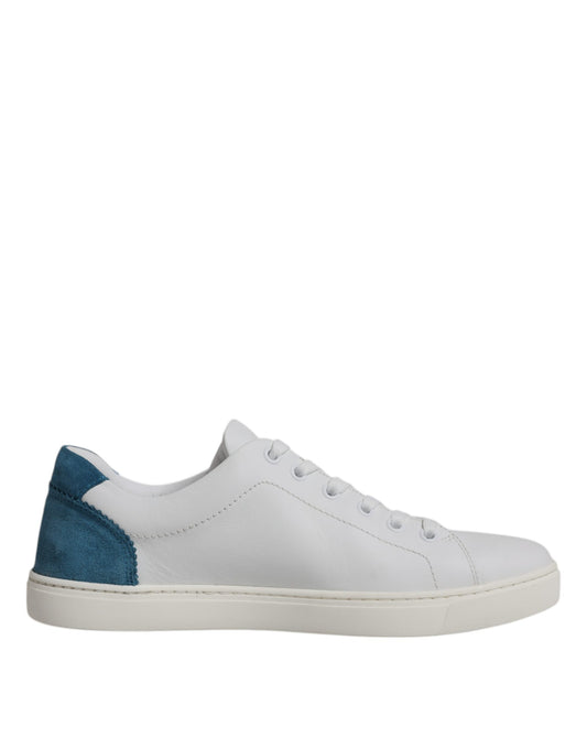 Zapatillas blancas de piel de becerro londinense