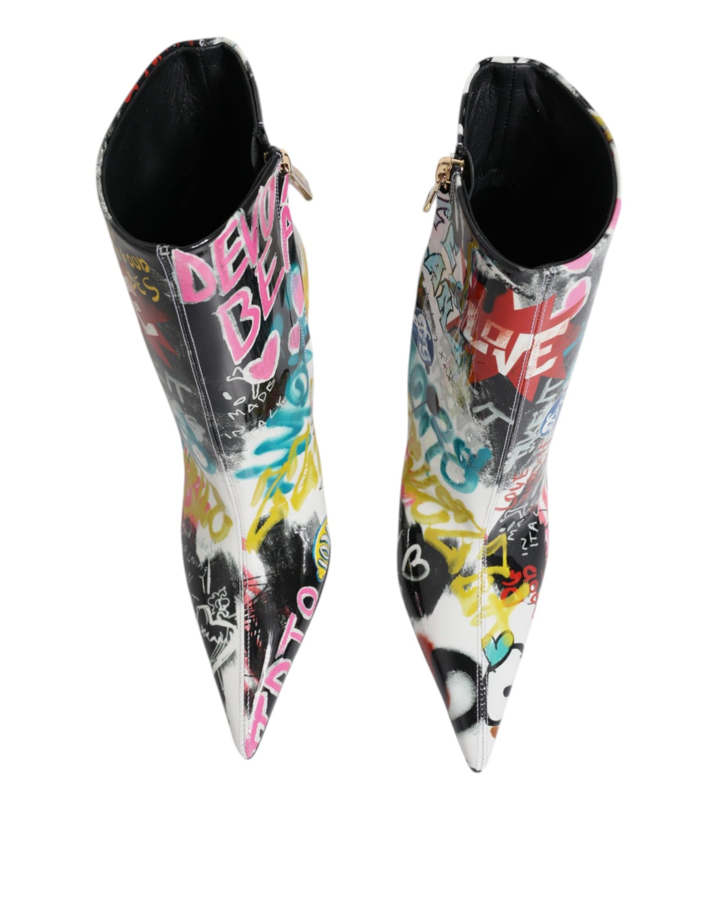 Botas de media caña Keira con grafiti multicolor