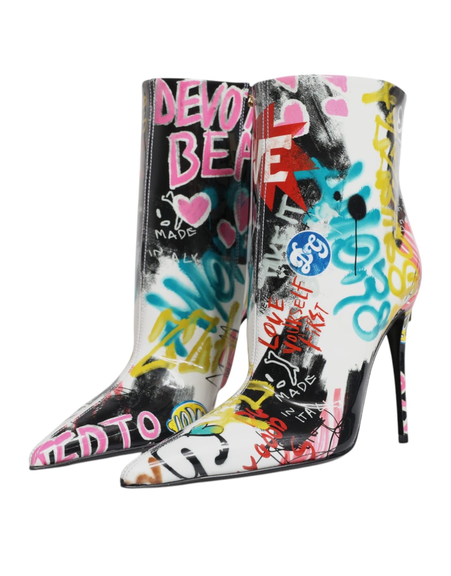 Botas de media caña Keira con grafiti multicolor