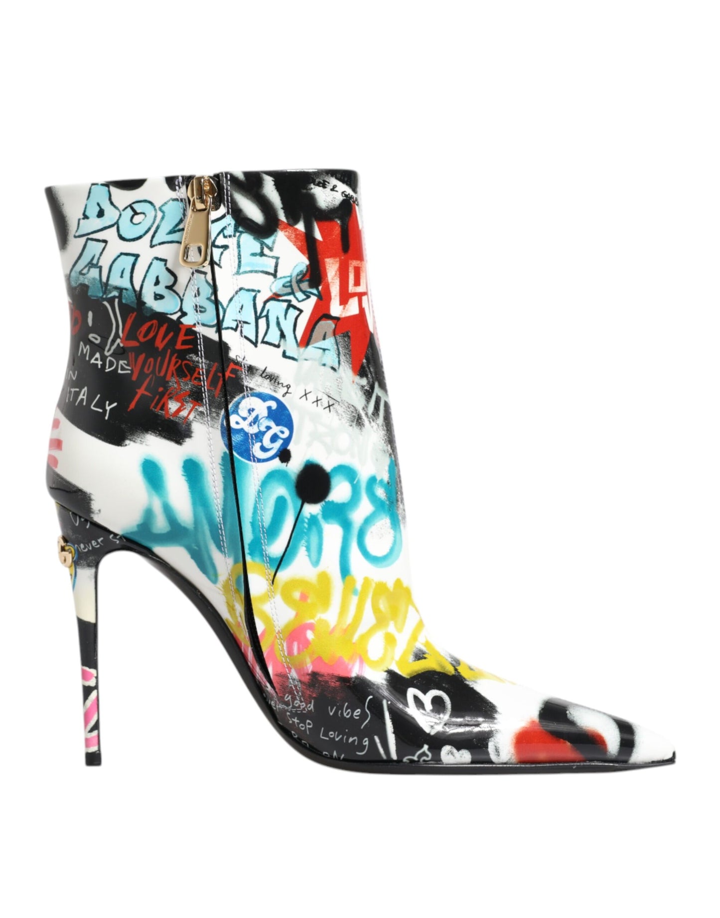 Botas de media caña Keira con grafiti multicolor