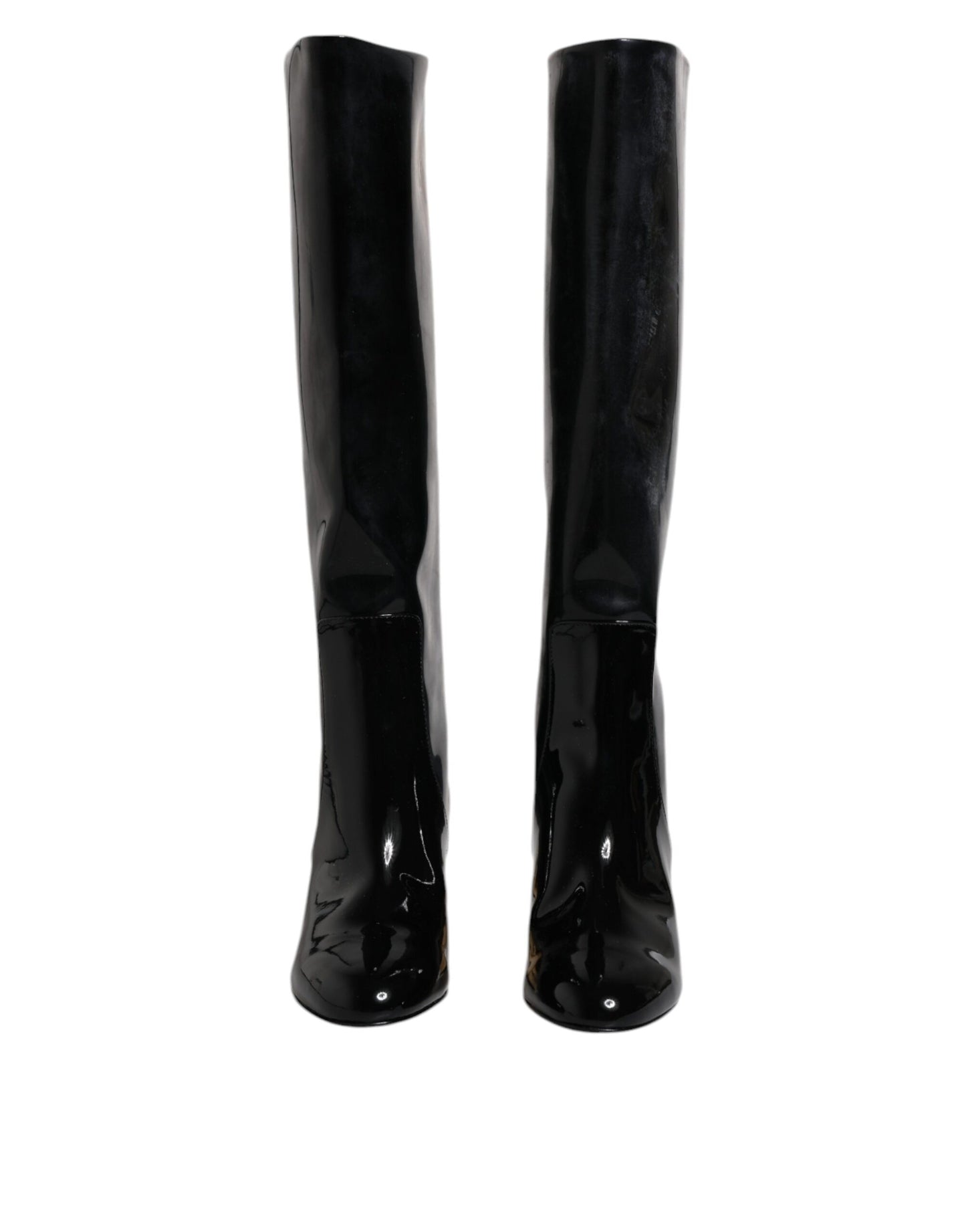 Botas altas Vally de charol negro