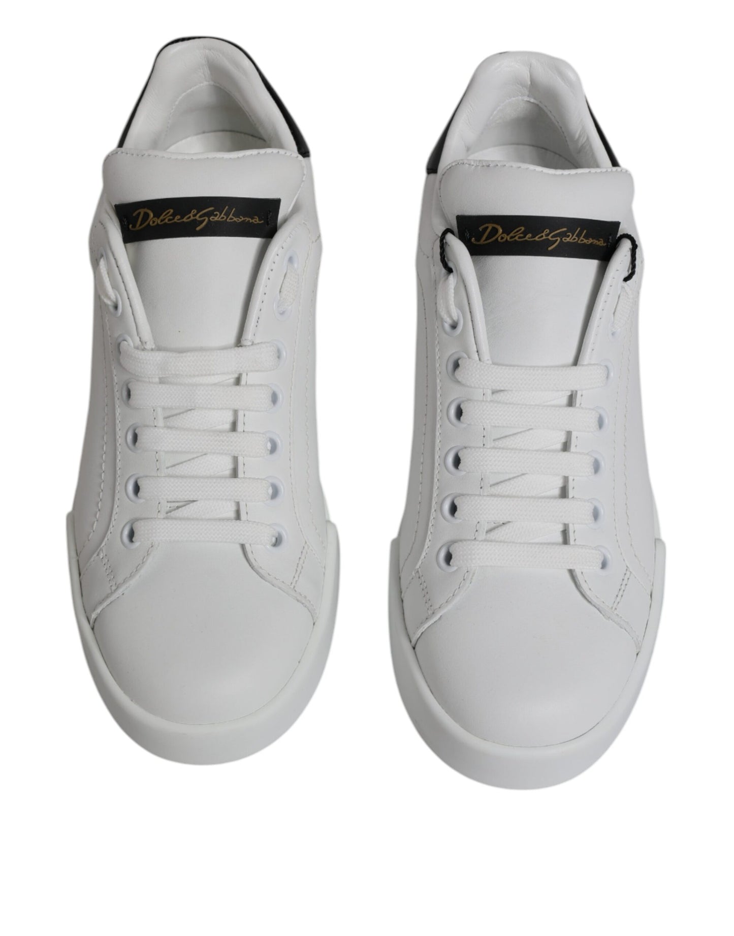 Zapatillas clásicas bajas de cuero blanco