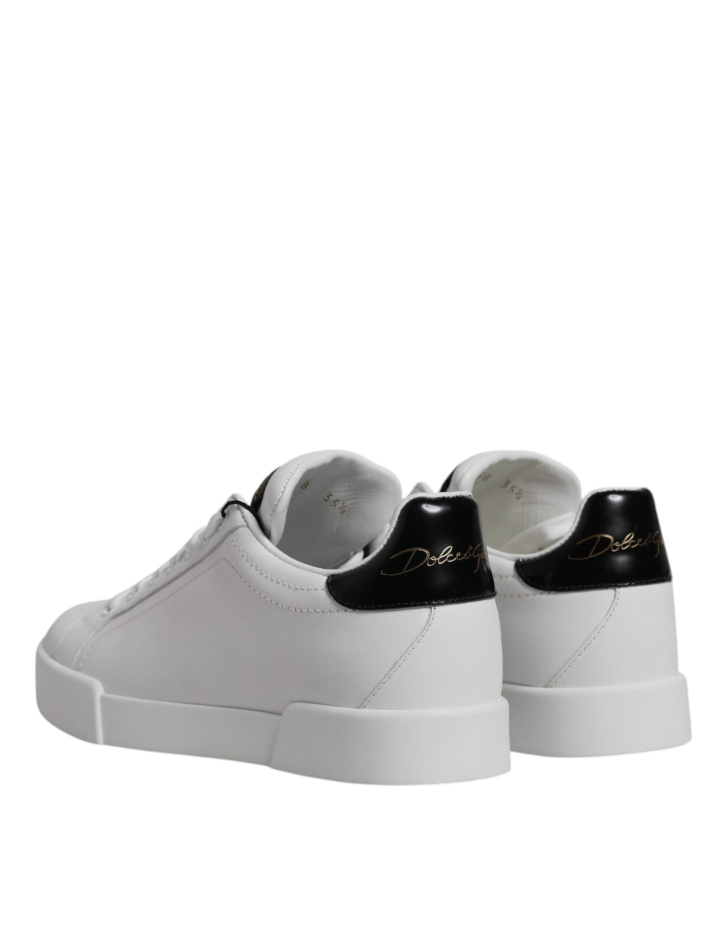 Zapatillas clásicas bajas de cuero blanco