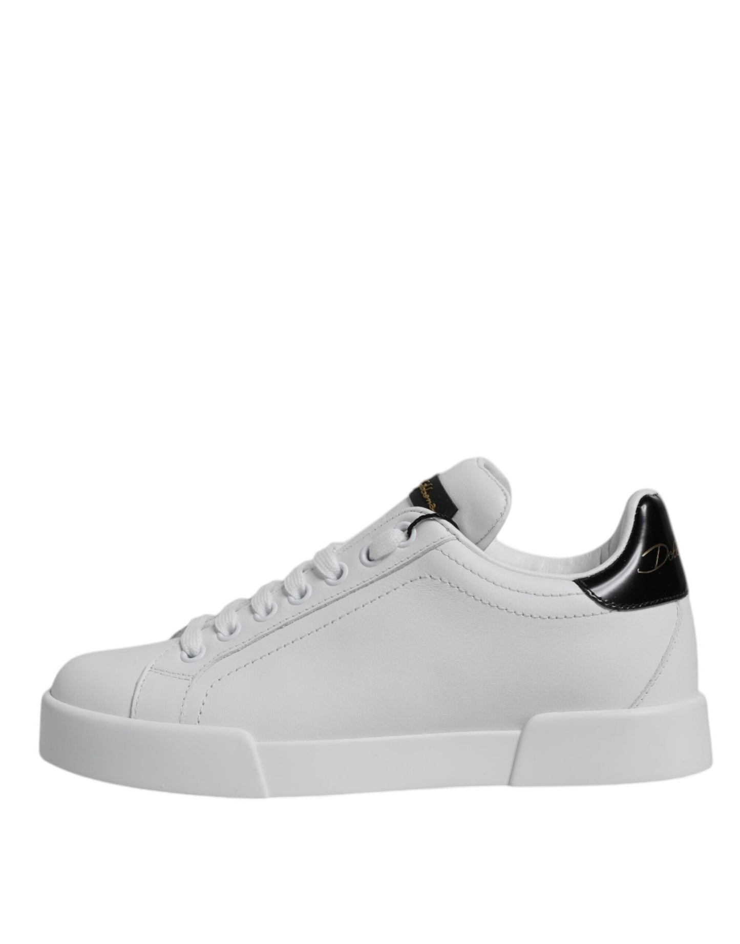 Zapatillas clásicas bajas de cuero blanco