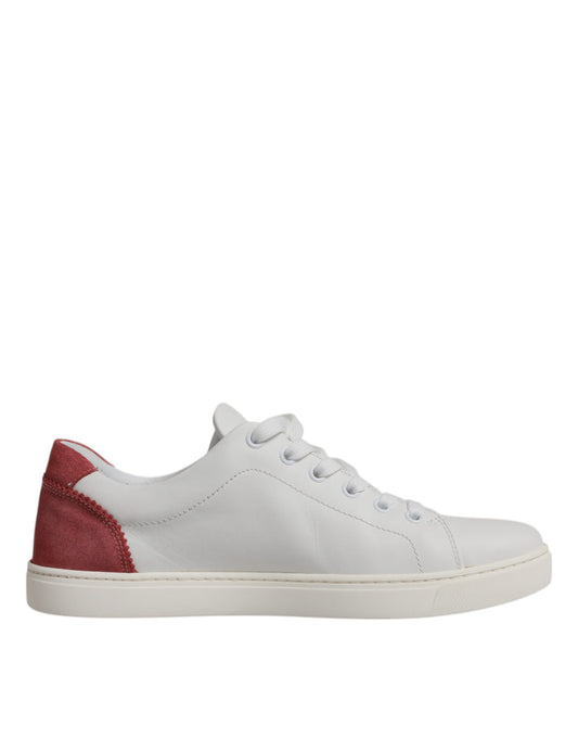 Zapatillas blancas de piel de becerro londinense