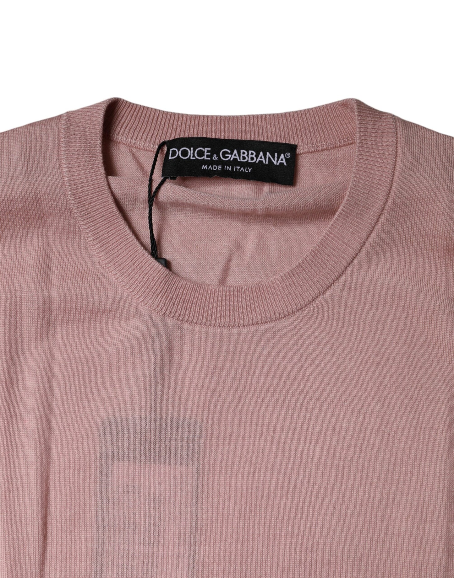 Camiseta sin mangas de punto de cachemira rosa