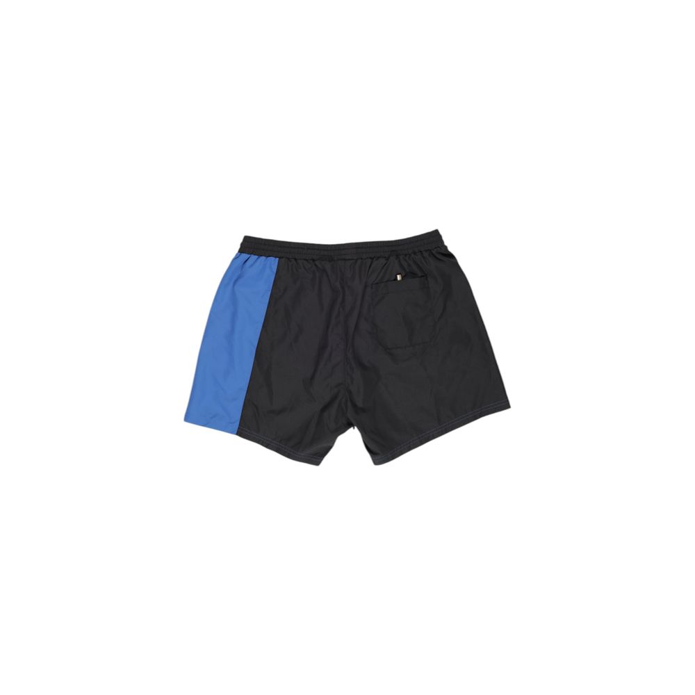 Traje de baño de poliéster azul