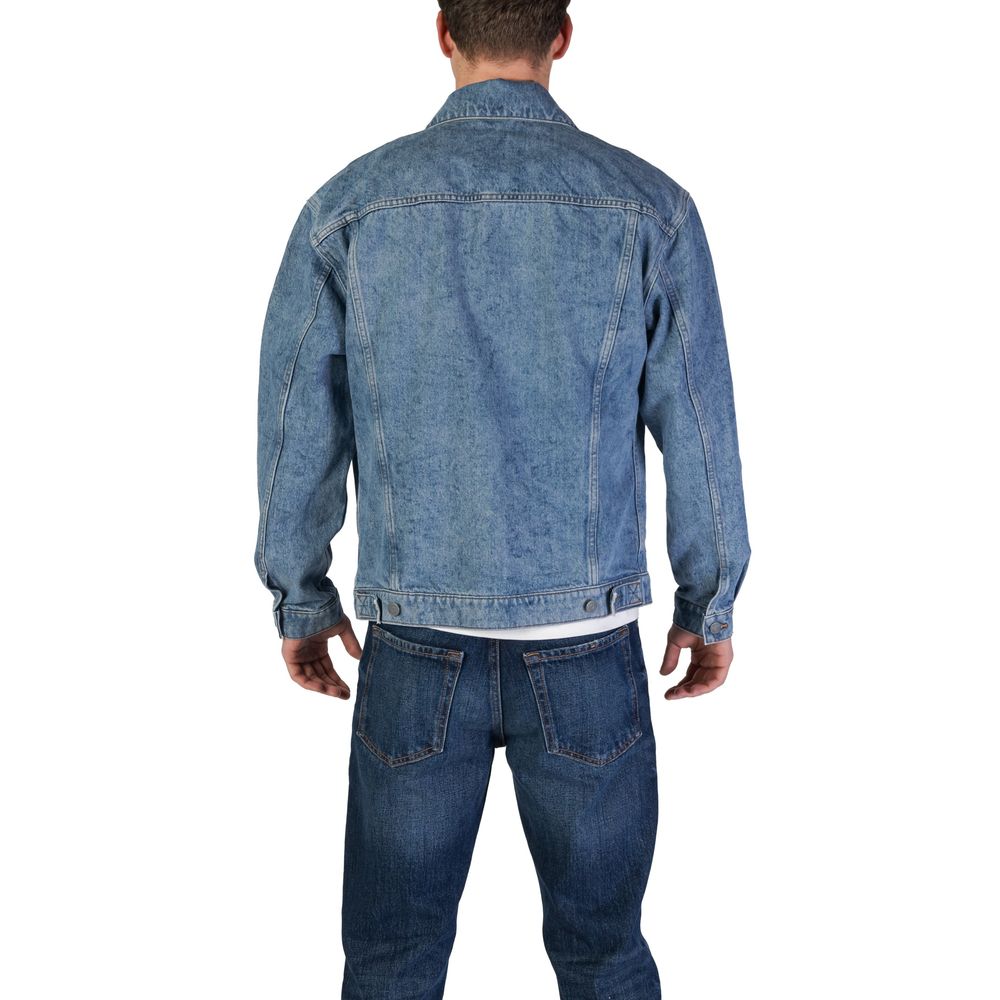 Chaqueta de algodón azul claro