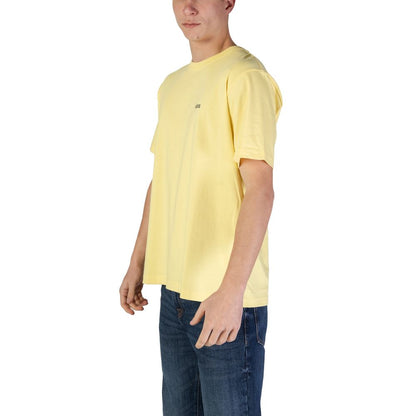 Camiseta de algodón amarilla