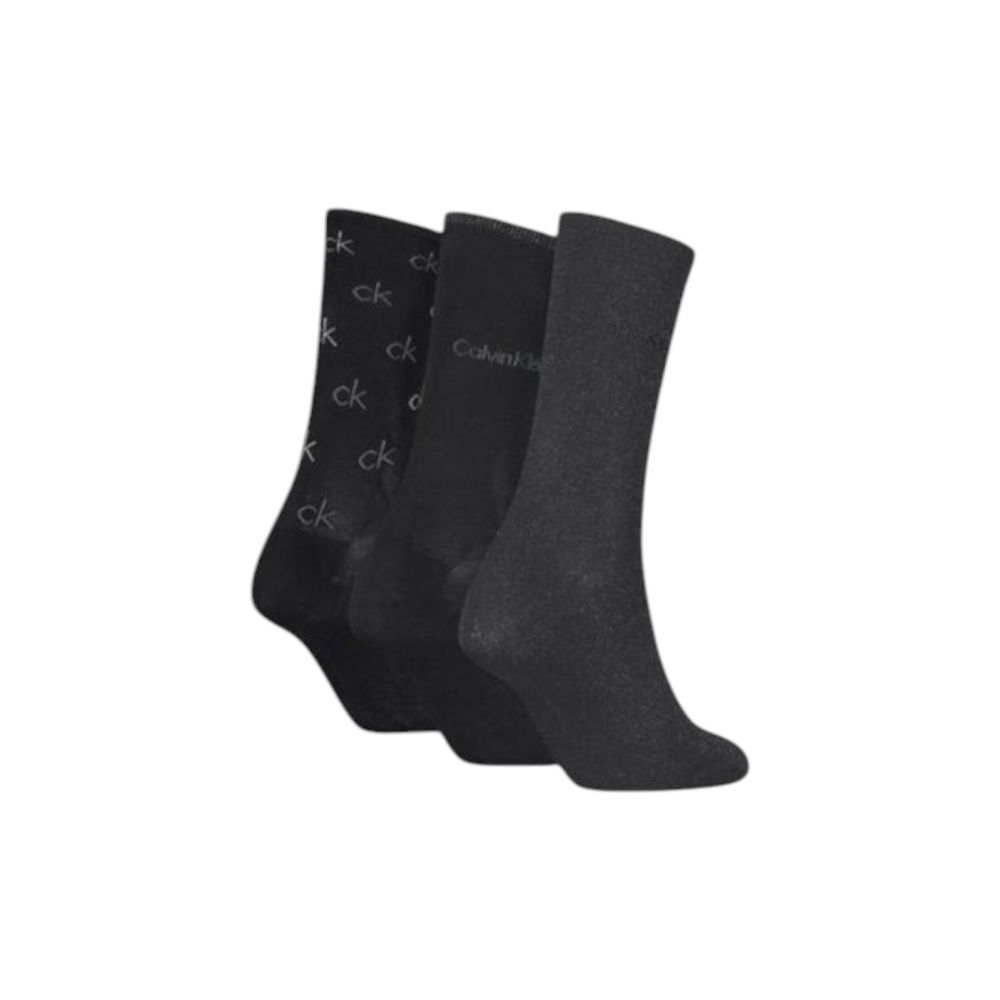 Medias y calcetines de algodón negros