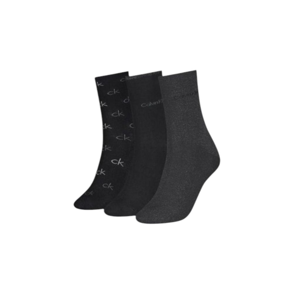Medias y calcetines de algodón negros