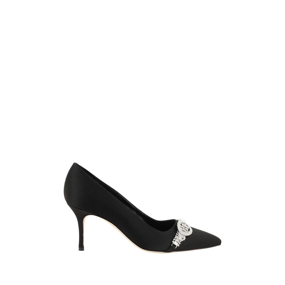 Zapatos de tacón de satén Asapump