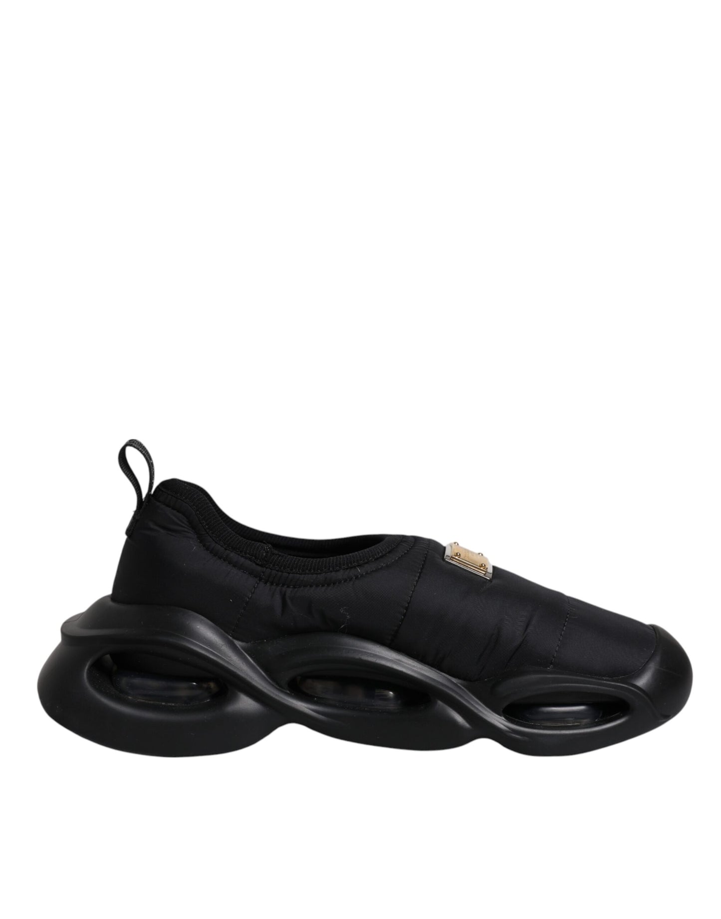 Zapatillas deportivas negras sin cordones Wave de caña baja para hombre
