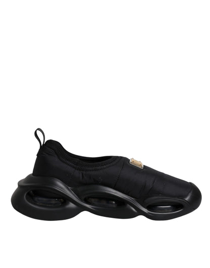 Zapatillas deportivas negras sin cordones Wave de caña baja para hombre