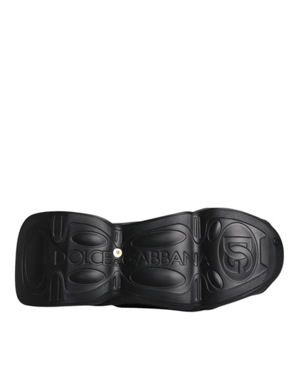 Zapatillas deportivas negras sin cordones Wave de caña baja para hombre