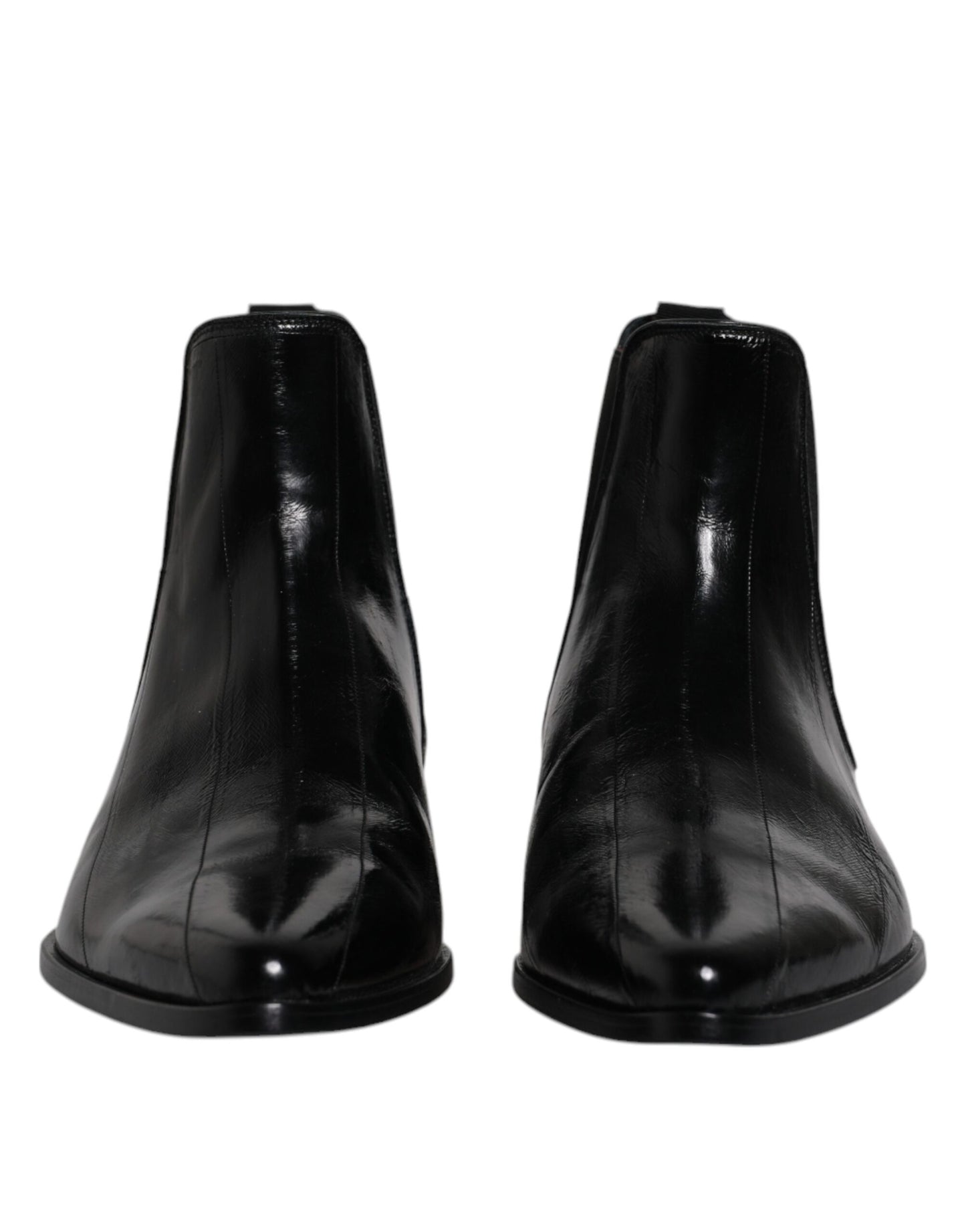 Botines Chelsea de piel negra para hombre