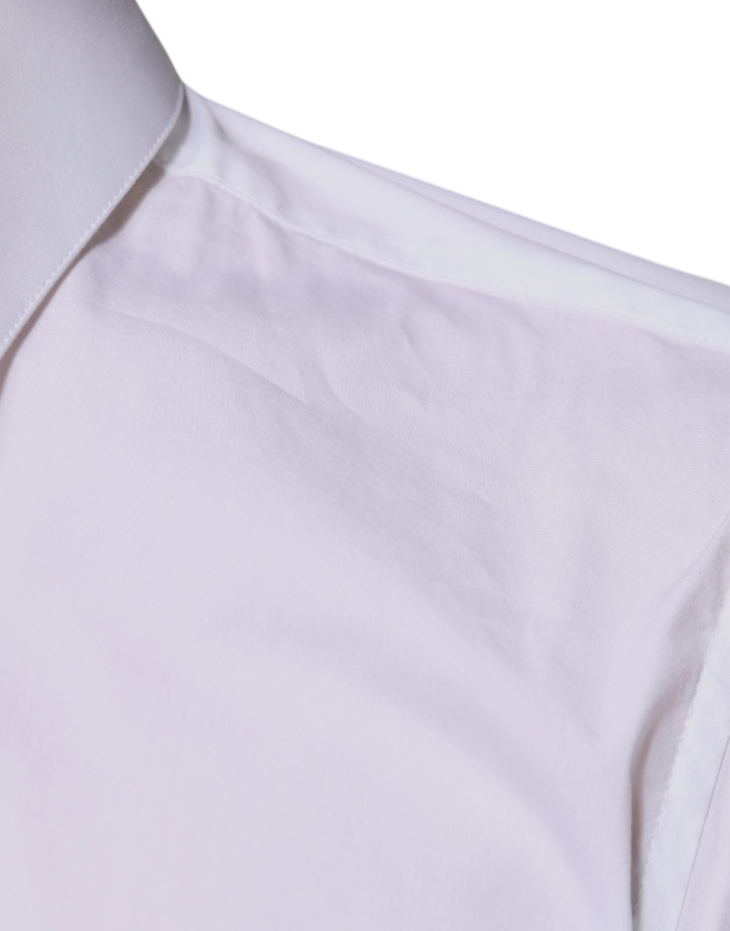 Camisa de vestir MARTINI para hombre, mezcla de algodón blanco