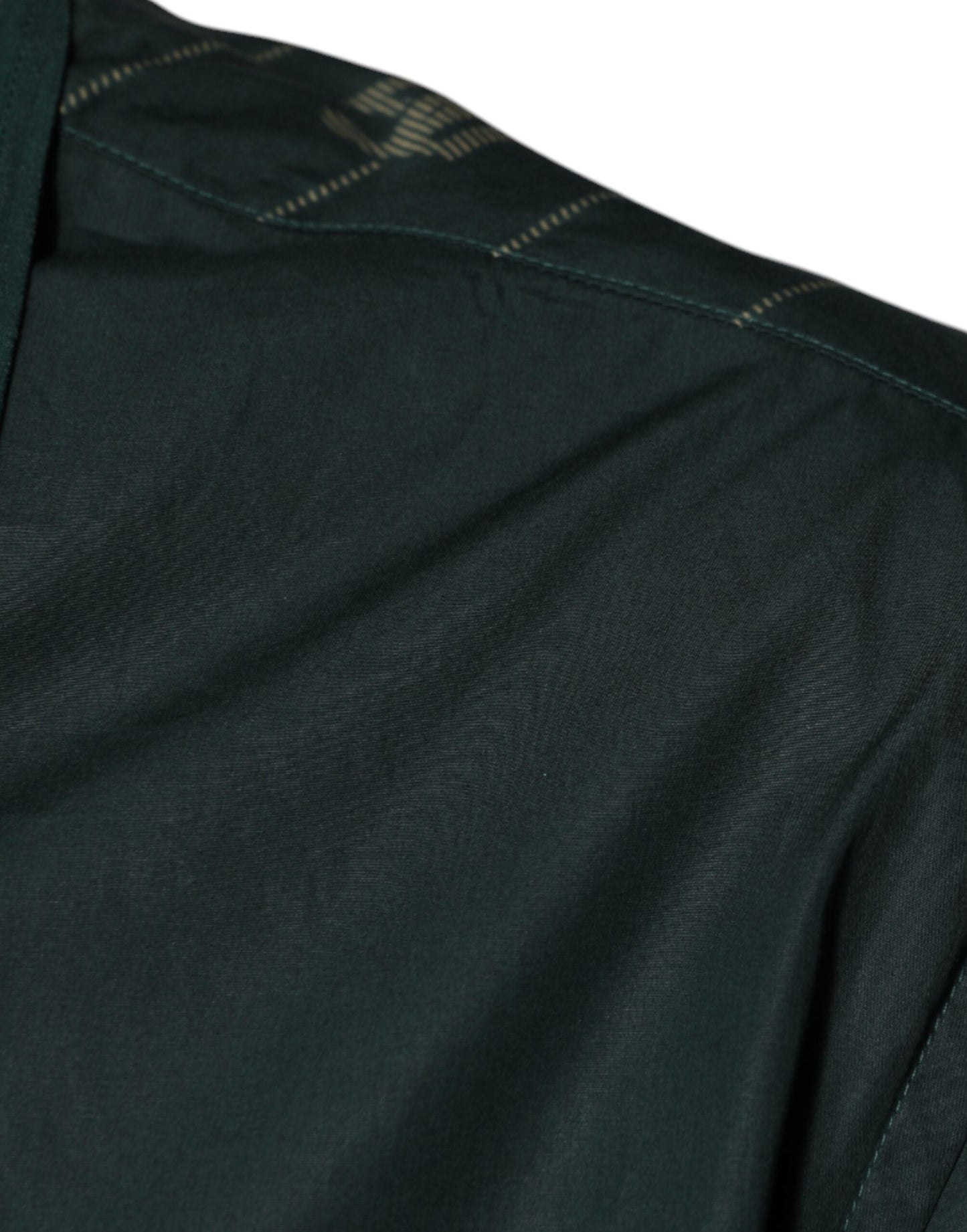 Camisa casual MARTINI de manga larga con logotipo verde
