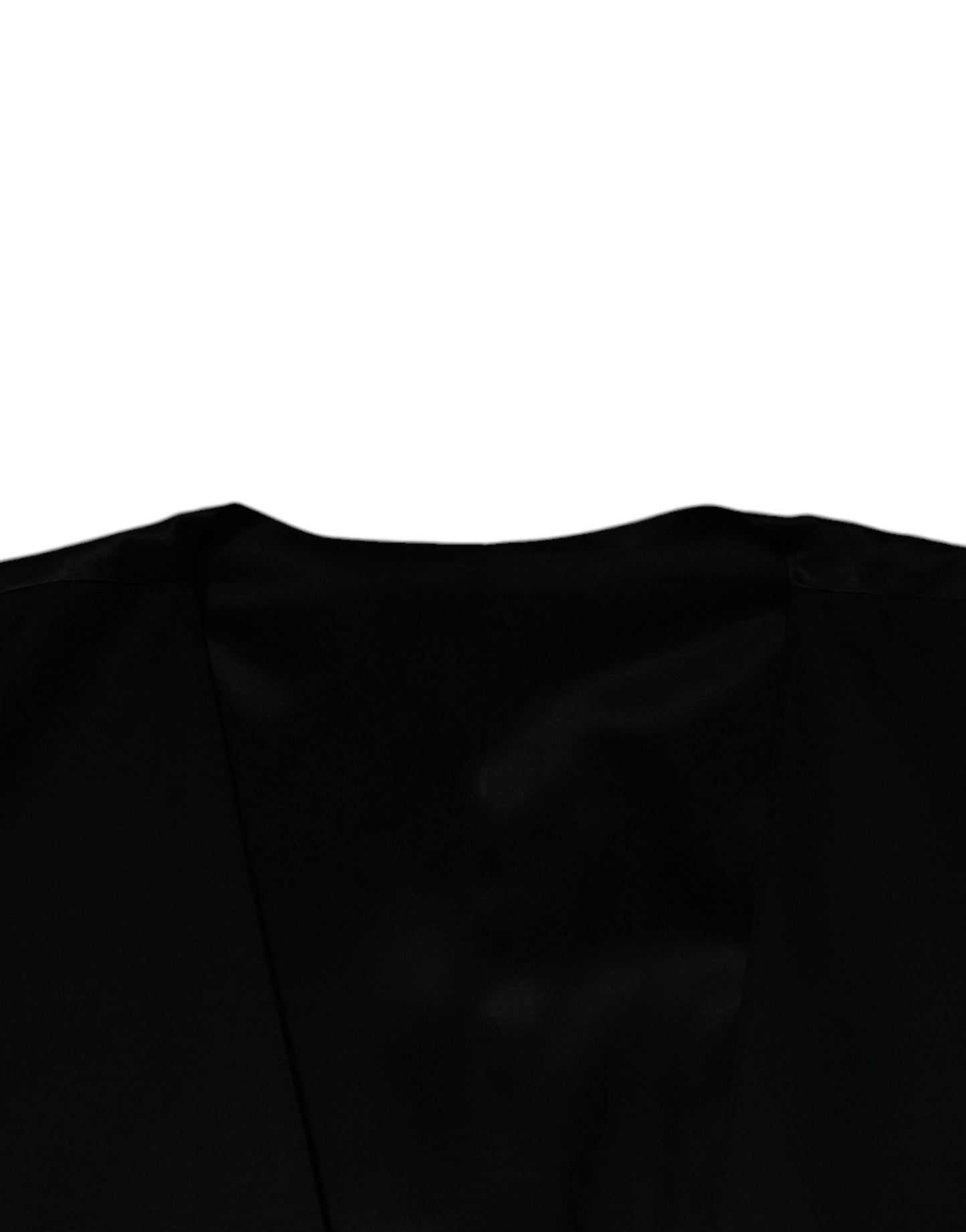 Chaleco formal de lana negra para hombre