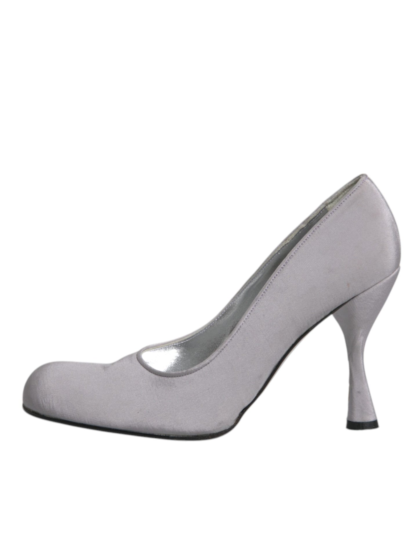 Zapatos de tacón alto de piel de ante gris