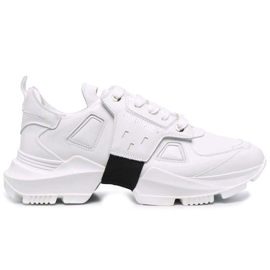 Zapatillas blancas de piel de becerro para hombre