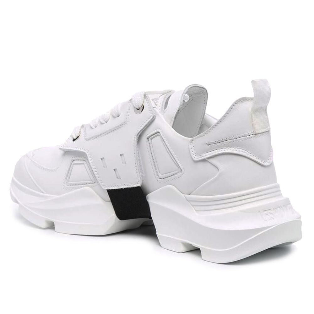 Zapatillas blancas de piel de becerro para hombre