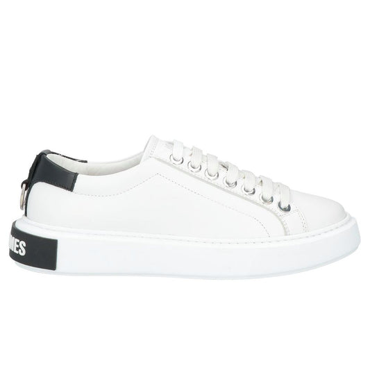 Zapatillas blancas de piel de becerro para hombre