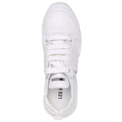 Zapatillas blancas de piel de becerro para hombre