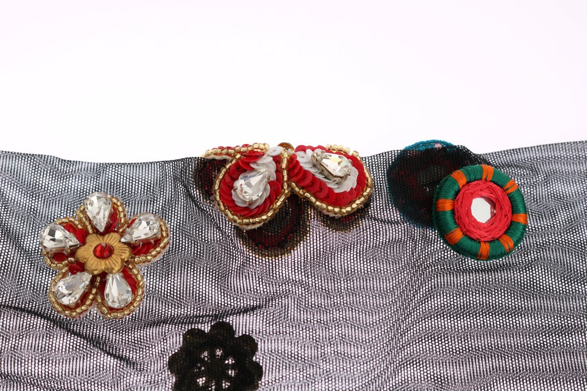 Medias elegantes adornadas con cristales