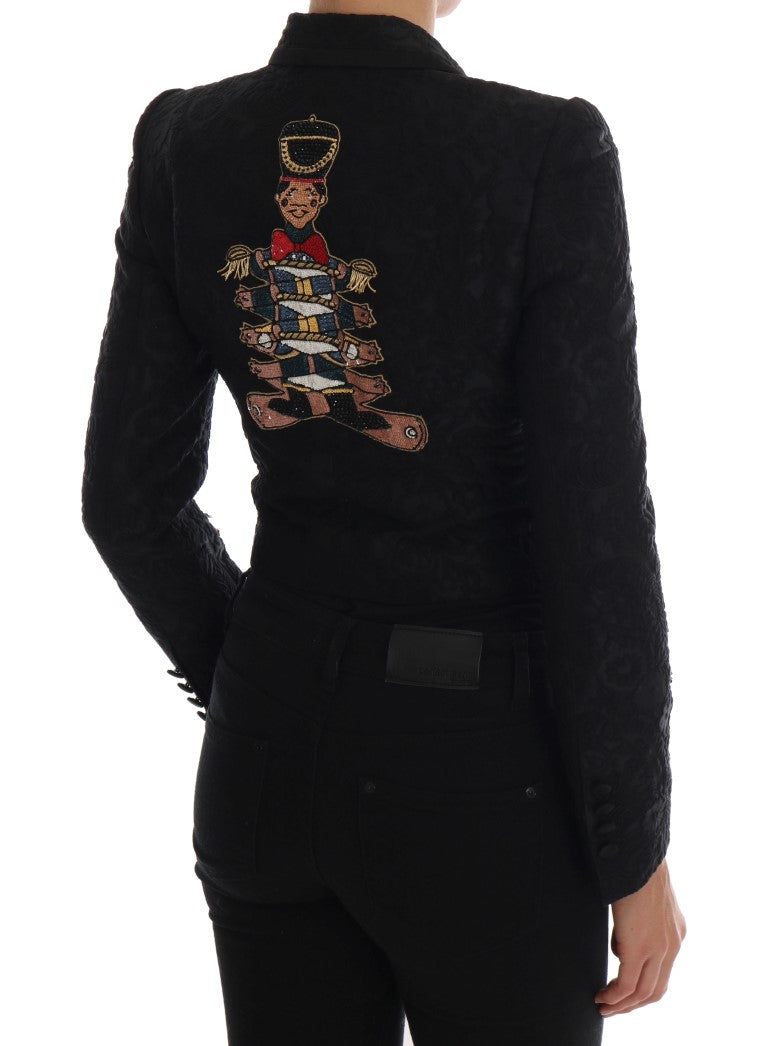 Chaqueta blazer de cristal con flores encantadas