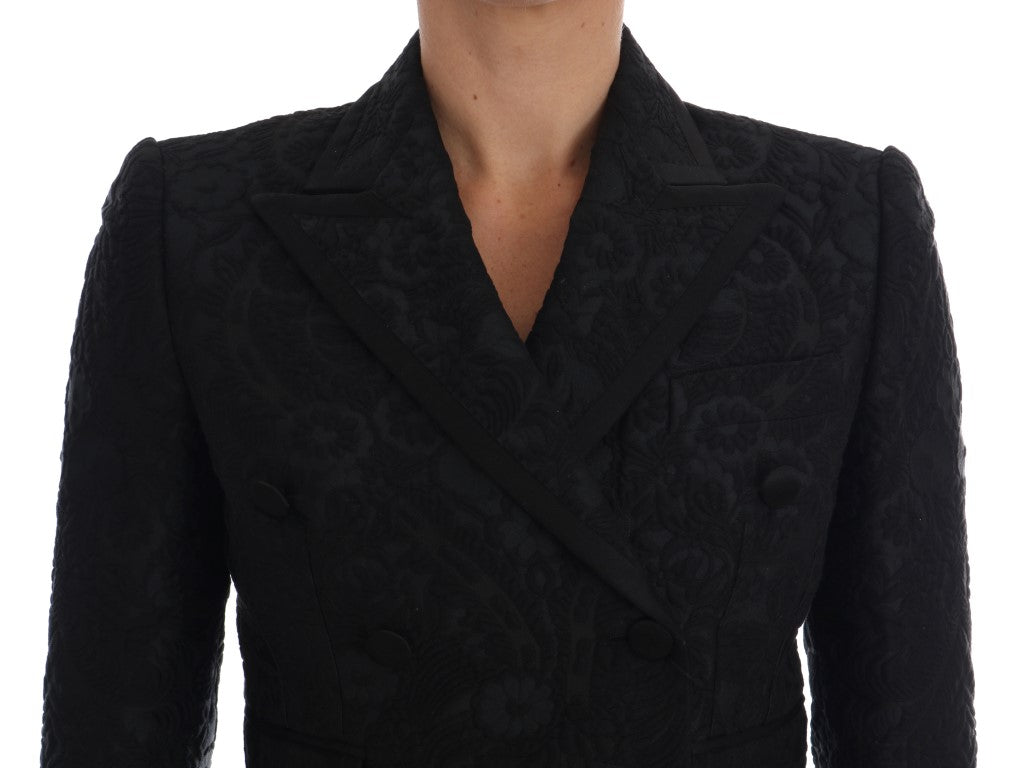 Chaqueta blazer de cristal con flores encantadas