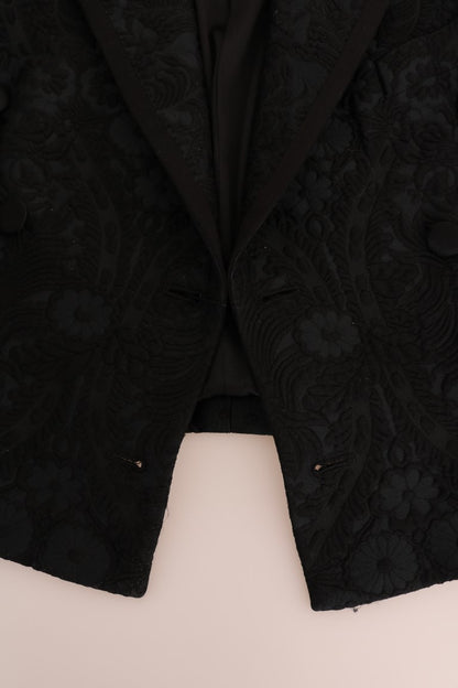 Chaqueta blazer de cristal con flores encantadas