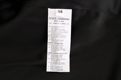 Chaqueta blazer de cristal con flores encantadas