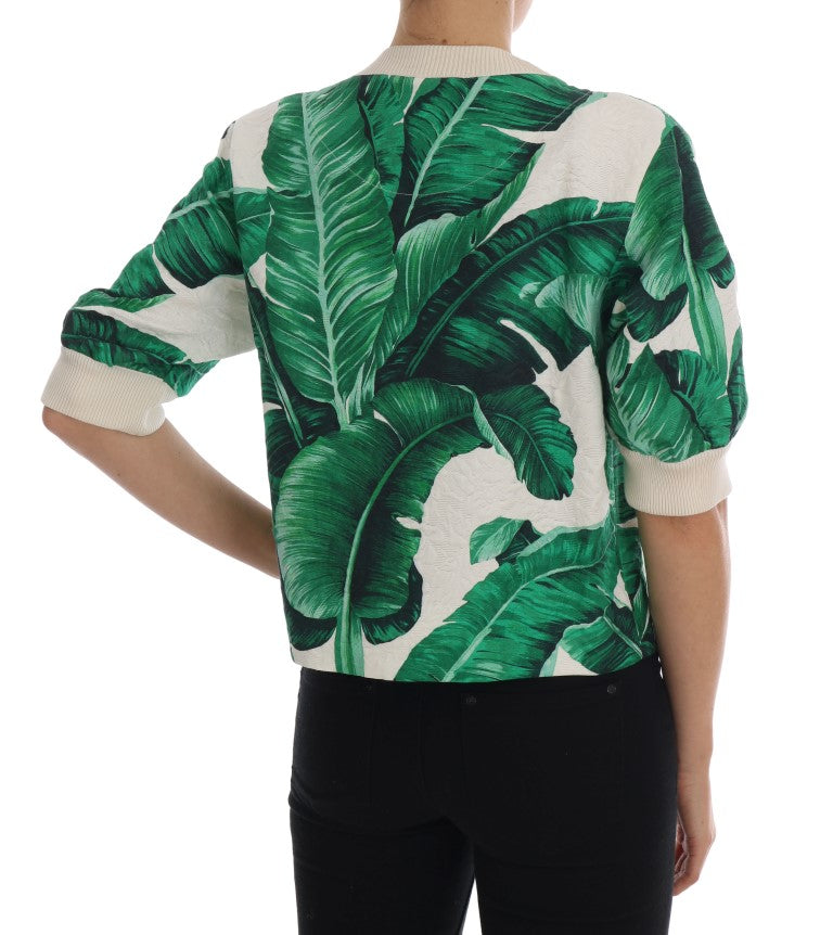 Suéter tropical con lentejuelas - Edición Lush Greenery