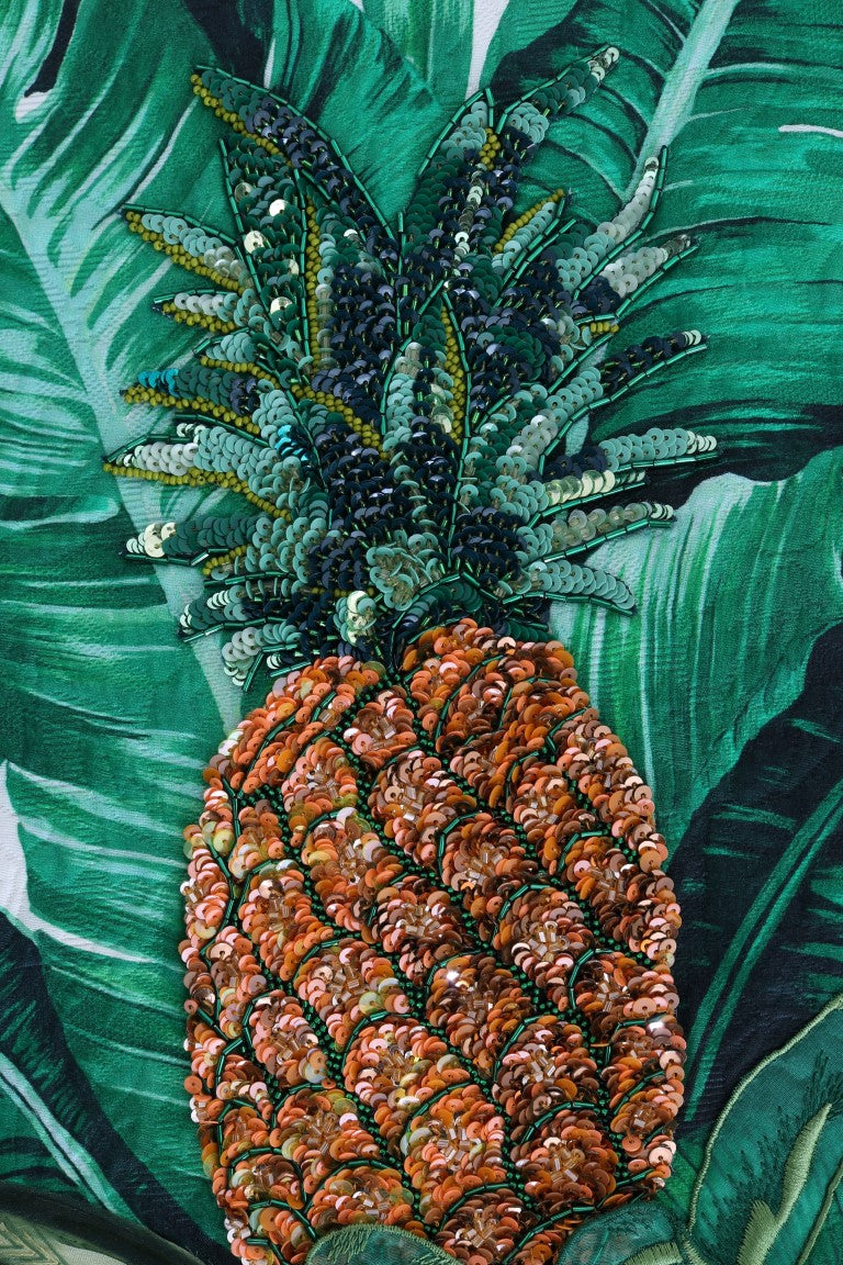 Suéter tropical con lentejuelas - Edición Lush Greenery