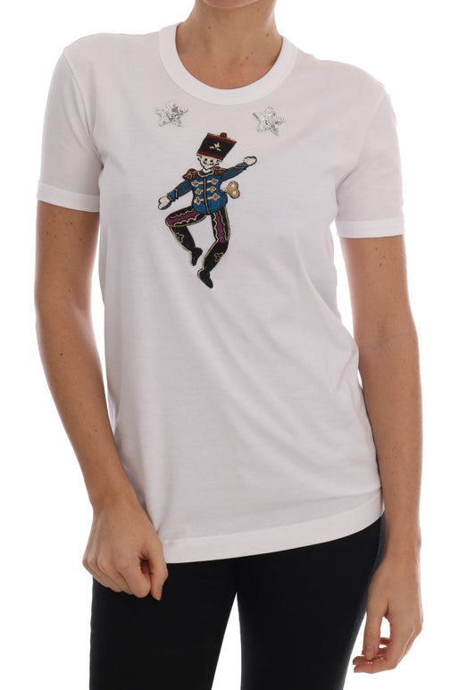 Camiseta de algodón con lentejuelas de cuento de hadas
