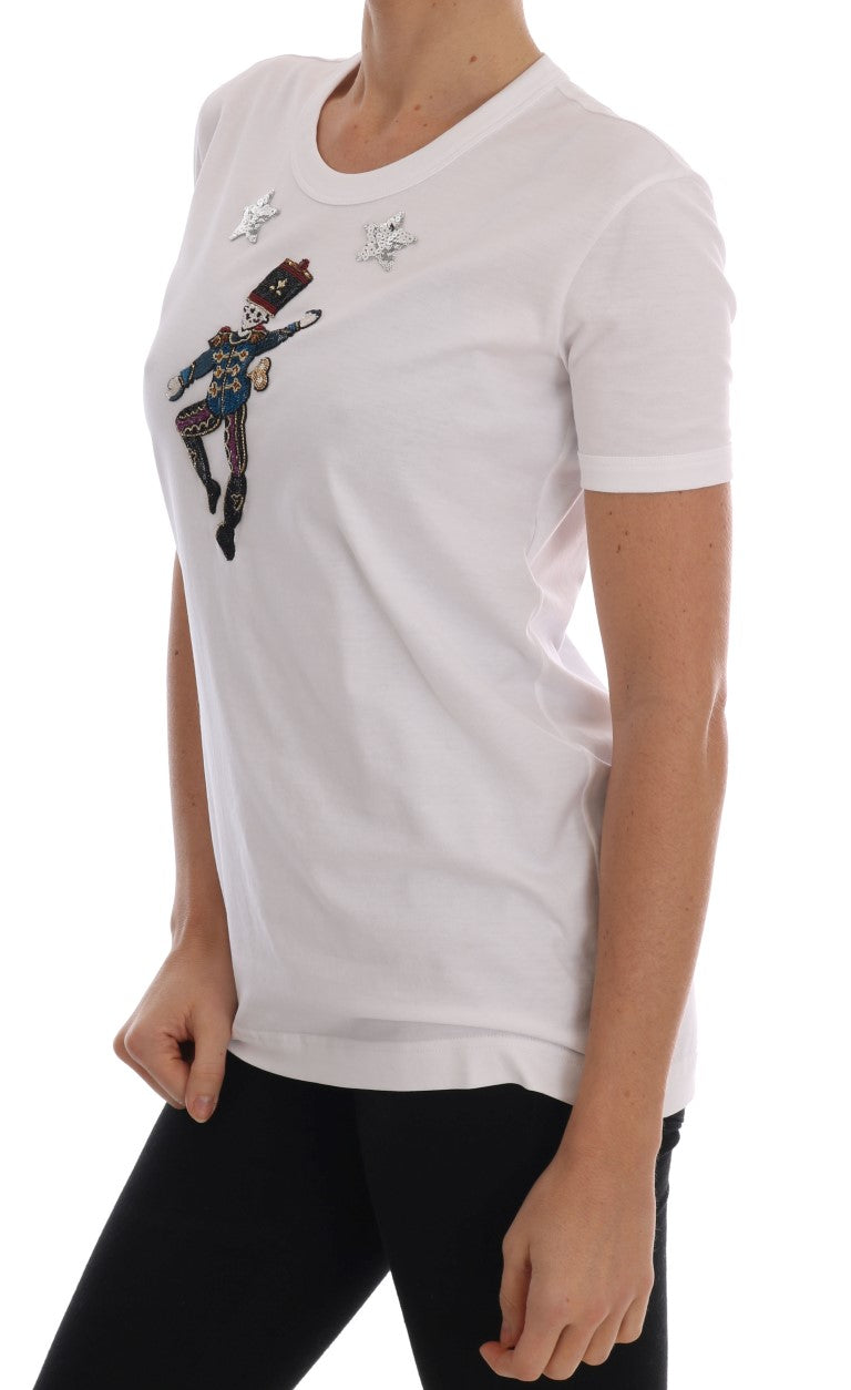 Camiseta de algodón con lentejuelas de cuento de hadas